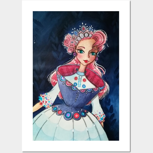 Princess Diva Wall Art by Ghaida Shop